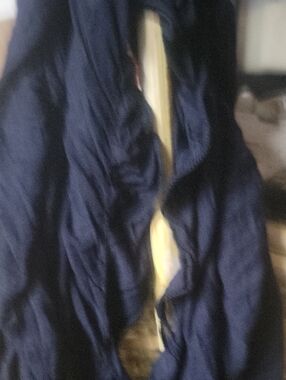 ONE/SIZE Navy Blue Lightweight Scarf Wrap